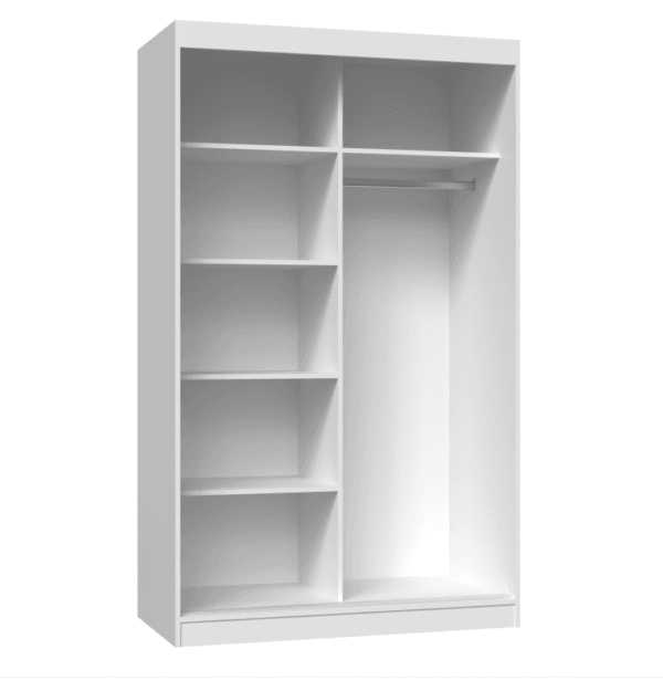 Szafa Iga 120 A/B BIAŁY - obrazek 2