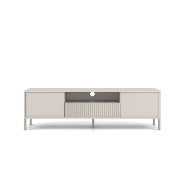 SZAFKA RTV KAMARO 160 KASZMIR Front ryflowany + Klasyczny - obrazek 5