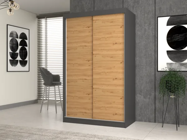 Szafa Iga 120B ANTRACYT ARTISAN - obrazek 2