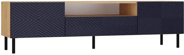 Szafka RTV KAMA 160 cm - Artisan/Granat