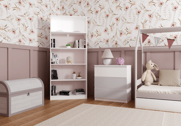 Komoda Malwa M3 ARTESO PINK Różowy - obrazek 2
