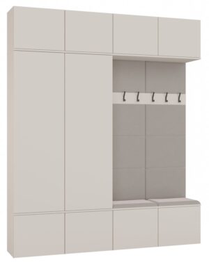 Garderoba HAGA IV 2Sz2W KASZMIR 2x Szafa + 2x Wieszak