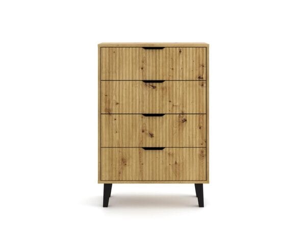 Komoda Scandi 4S SLIM DĄB ARTISAN - obrazek 5