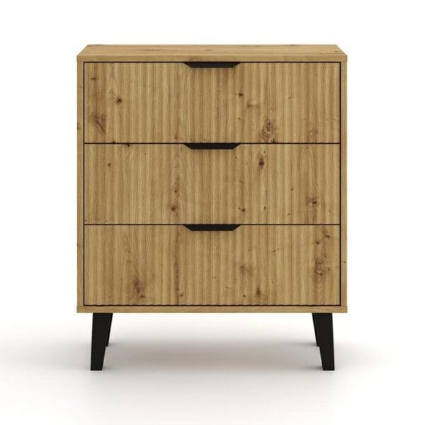 Komoda Scandi 3S SLIM DĄB ARTISAN - obrazek 5