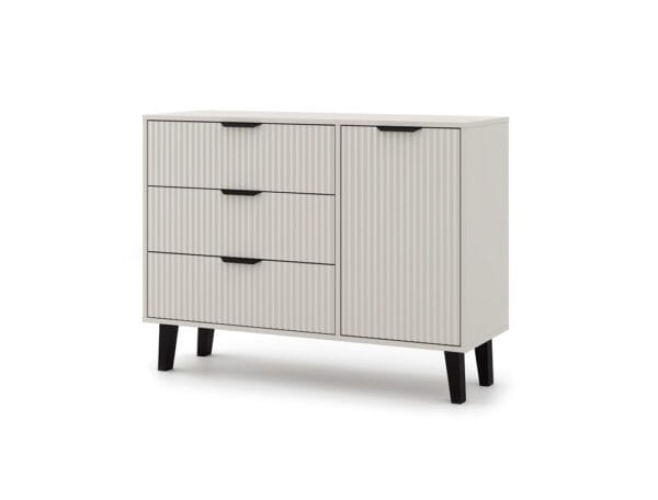 Komoda Scandi 1D3S SLIM KASZMIR BEŻ - obrazek 4