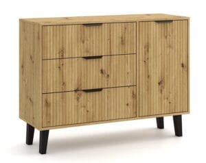 Komoda Scandi 1D3S SLIM DĄB ARTISAN