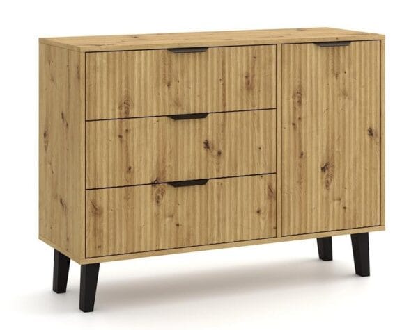 Komoda Scandi 1D3S SLIM DĄB ARTISAN