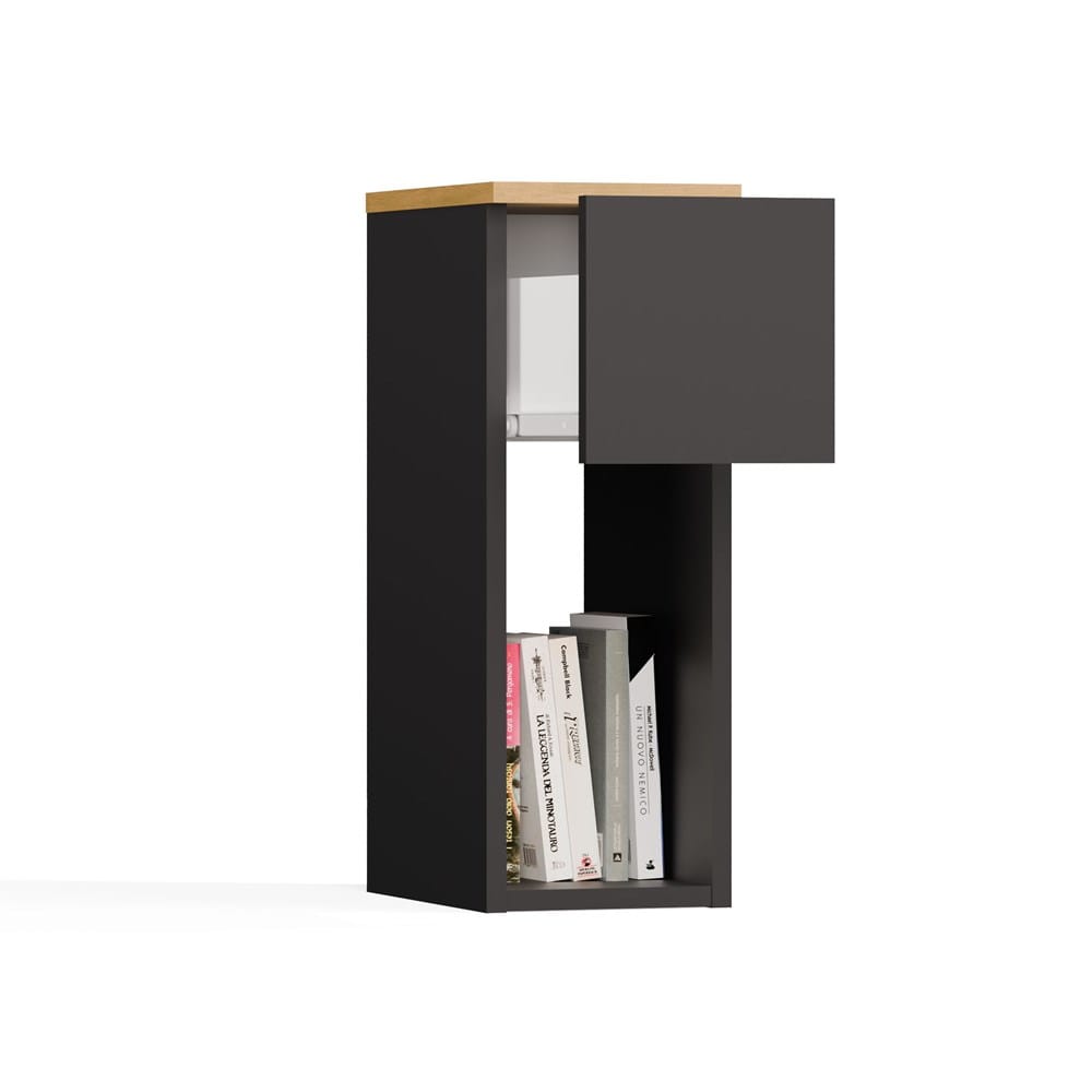 Szafka nocna GALAX 20/1S ANTRACYT ARTISAN - obrazek 7