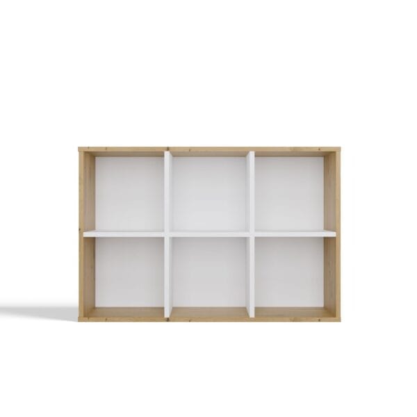 Regał Malax MINI 2X3 DĄB ARTISAN BIEL - obrazek 7
