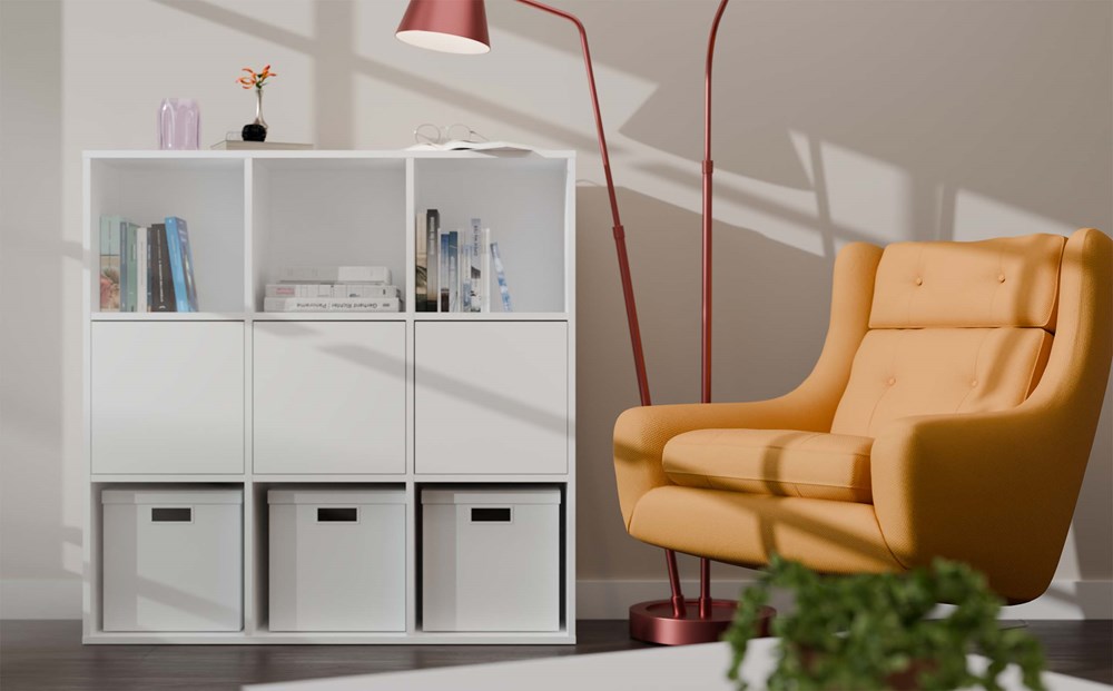 3 x DRZWI MALAX 3D FRONTY DO REGAŁU KOMOROWEGO MALAX 3x3 H TIP ON BIAŁE - obrazek 2