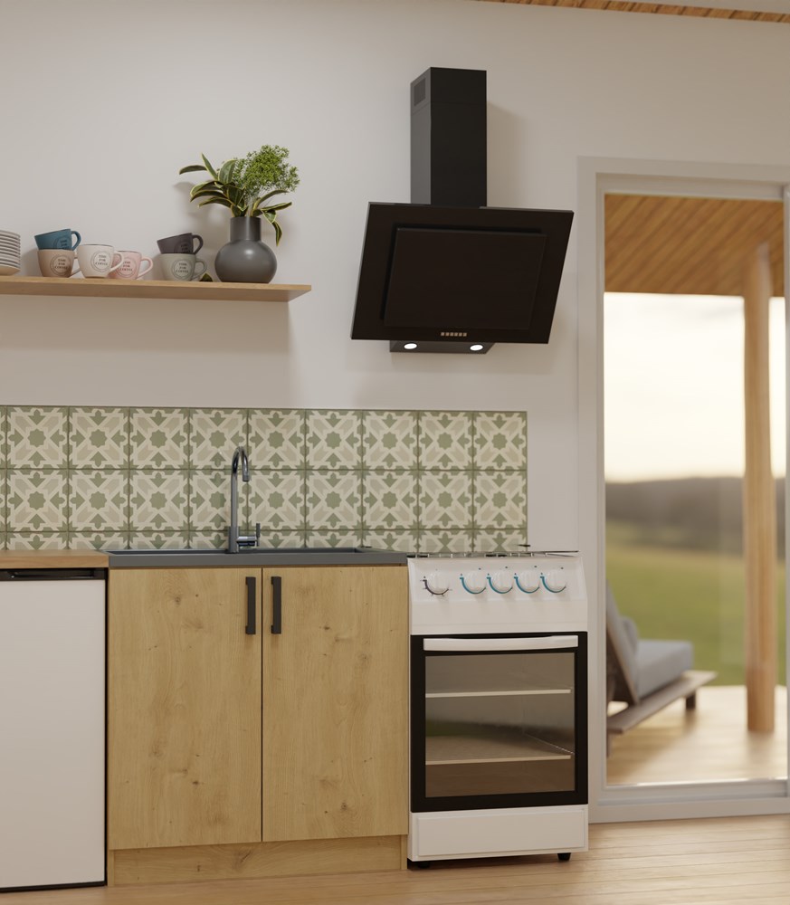 Szafka kuchenna dolna pod zlew Nordico KATIA D-80 DĄB ARTISAN - obrazek 2