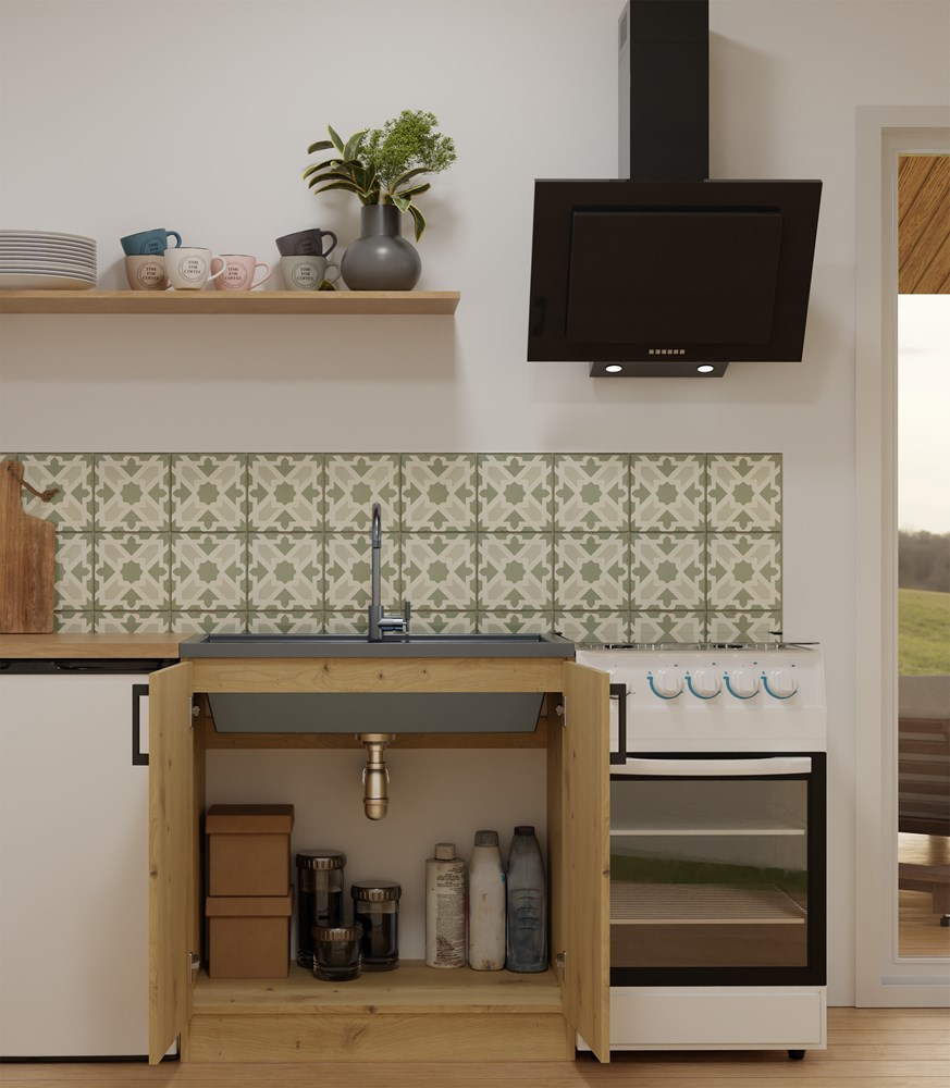 Szafka kuchenna dolna pod zlew Nordico KATIA D-80 DĄB ARTISAN - obrazek 5