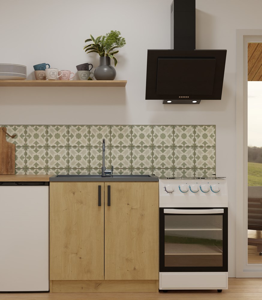 Szafka kuchenna dolna pod zlew Nordico KATIA D-80 DĄB ARTISAN - obrazek 6