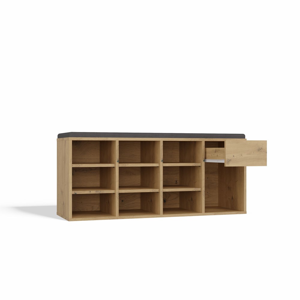 Szafka Na Obuwie Buty Otwarta TALLIN DĄB ARTISAN Do Przedpokoju - obrazek 7