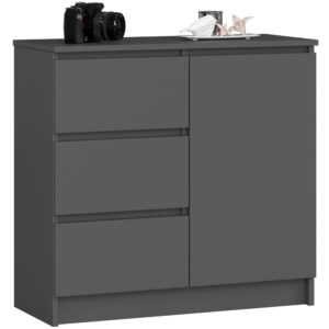 KOMODA K80 JERRY 1D 3SZ PK GRAFIT SZARY