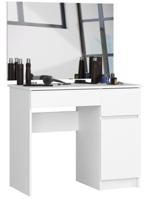 TOALETKA Z LUSTREM CLP P-2/SL 900x600 PRAWA PK BIAŁA