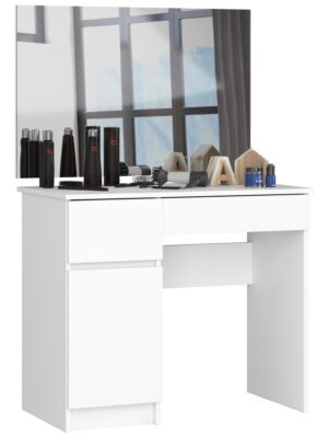 Toaletka z lustrem CLP P-2/SL 900x600 LEWE PK BIAŁA
