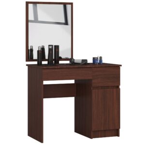 Toaletka z lustrem CLP P-2/SL PRAWA PK WENGE