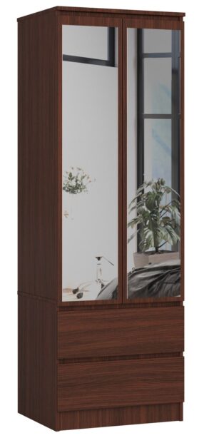 SZAFA STAR S60 2D 2SZ PK WENGE + LUSTRO