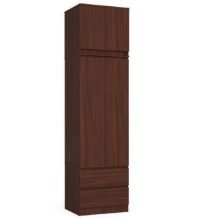 SZAFA Z NADSTAWKĄ S60 2D 2SZ CLP PK WENGE