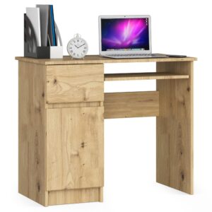 BIURKO KOMPUTEROWE PIKSEL PK DĄB ARTISAN - LEWE