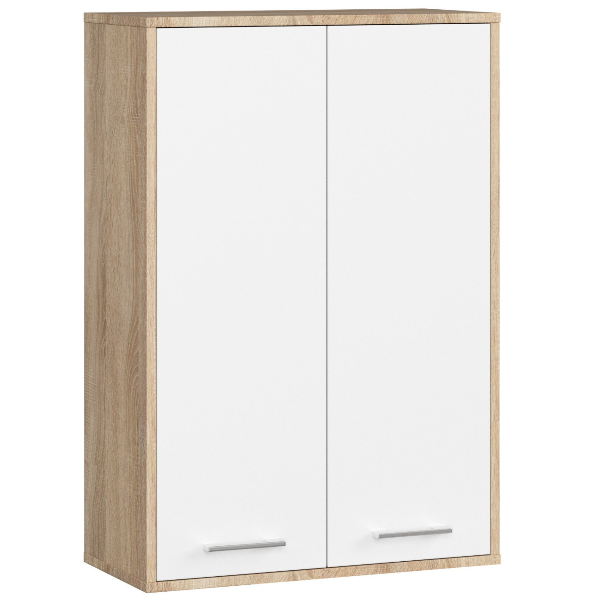 SZAFKA WISZĄCA FIN H934 W64 2D DĄB SONOMA/BIAŁA