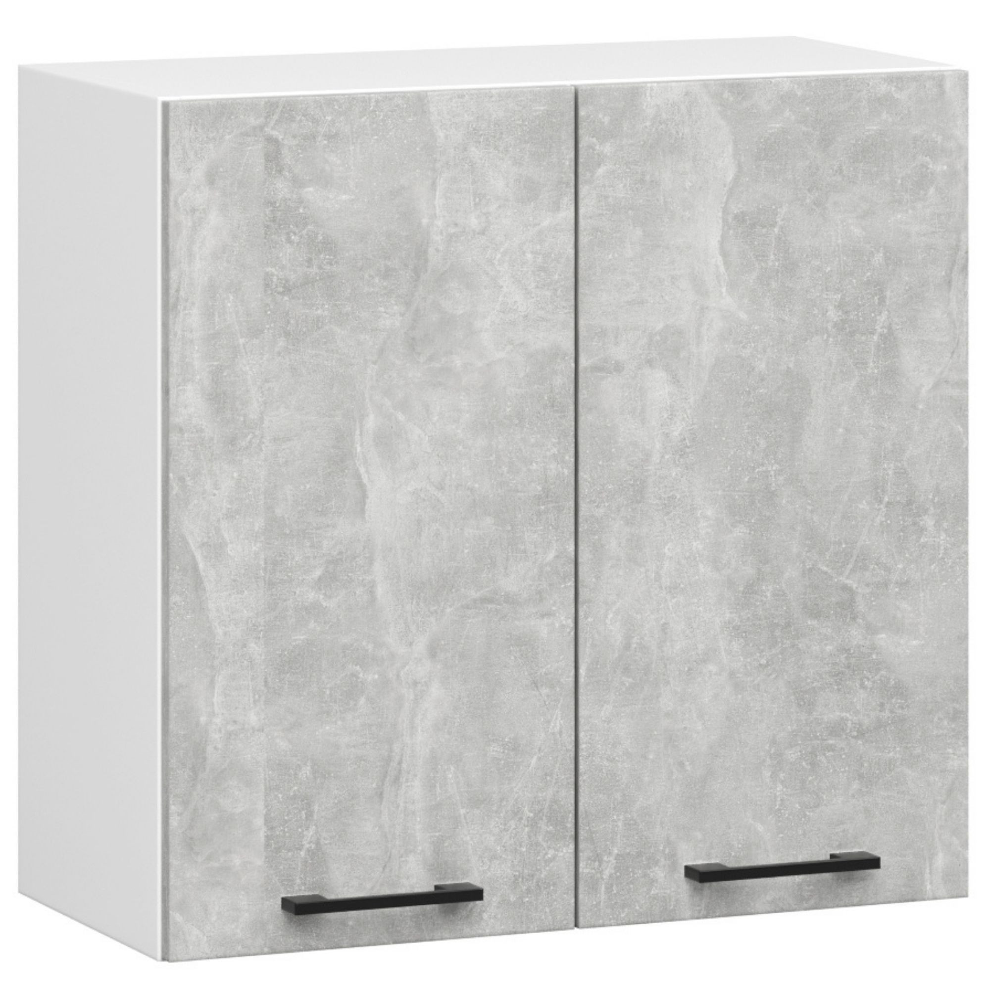 MEBLE KUCHENNE ZESTAW OLIWIA 2.4M BETON-BIAŁY - obrazek 3