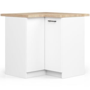 SZAFKA KUCHENNA OLIWIA S 90/90cm  BIAŁA