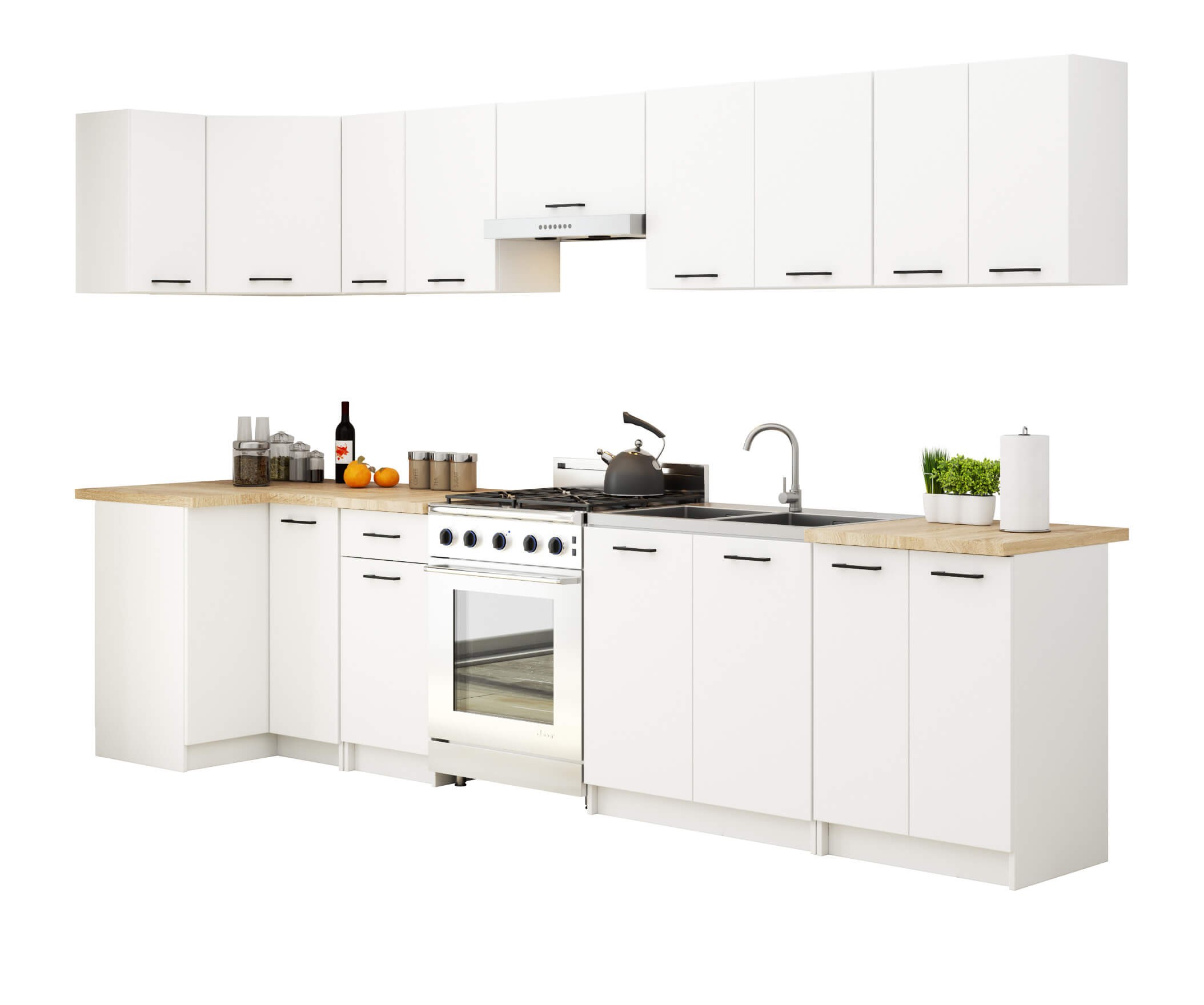 SZAFKA KUCHENNA OLIWIA S 90/90cm BIAŁA - obrazek 2