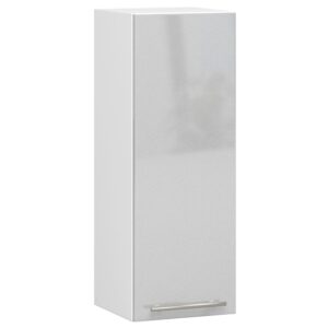 WISZĄCA SZAFKA KUCHENNA OLIWIA W 30cm BIAŁA-METALIK POŁYSK H720