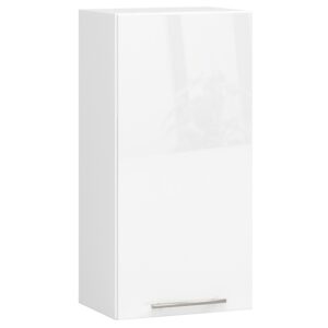 WISZĄCA SZAFKA KUCHENNA OLIWIA W 40cm BIAŁA-BIAŁY POŁYSK H720