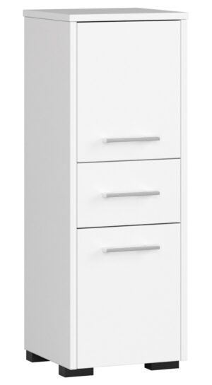 SZAFKA ŁAZIENKA FIN SŁUPEK 30 2D 1SZ 85cm PK BIAŁY