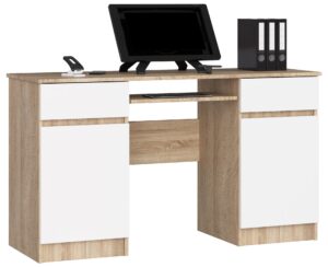BIURKO CLP A5 2D 2SZ PK SONOMA / BIAŁE