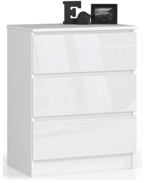 KOMODA K60 3SZ CLP PK BIAŁY POŁYSK