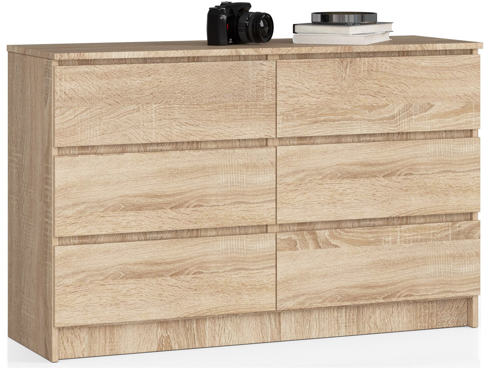 KOMODA K120 6SZ CLP PK DĄB SONOMA