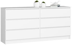 KOMODA K160 6SZ CLP PK BIAŁA