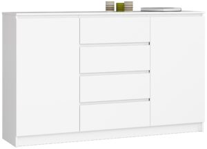 KOMODA K160 2D 4SZ CLP PK BIAŁY