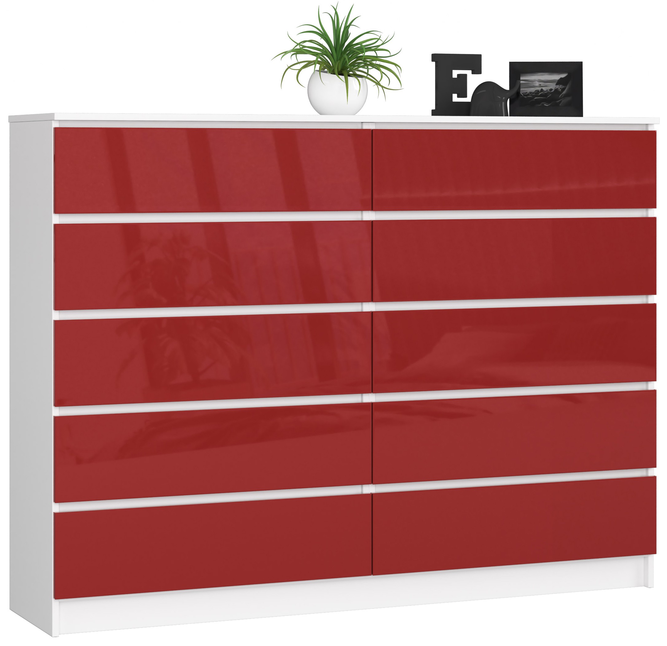 KOMODA K160 10SZ CLP PK CZERWONY POŁYSK