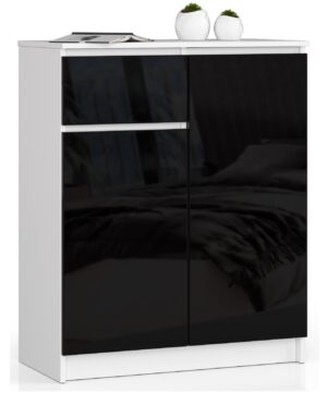 KOMODA K80 2D 1SZ CLP PK CZARNY POŁYSK