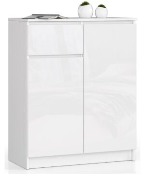 KOMODA K80 2D 1SZ CLP PK BIAŁY POŁYSK