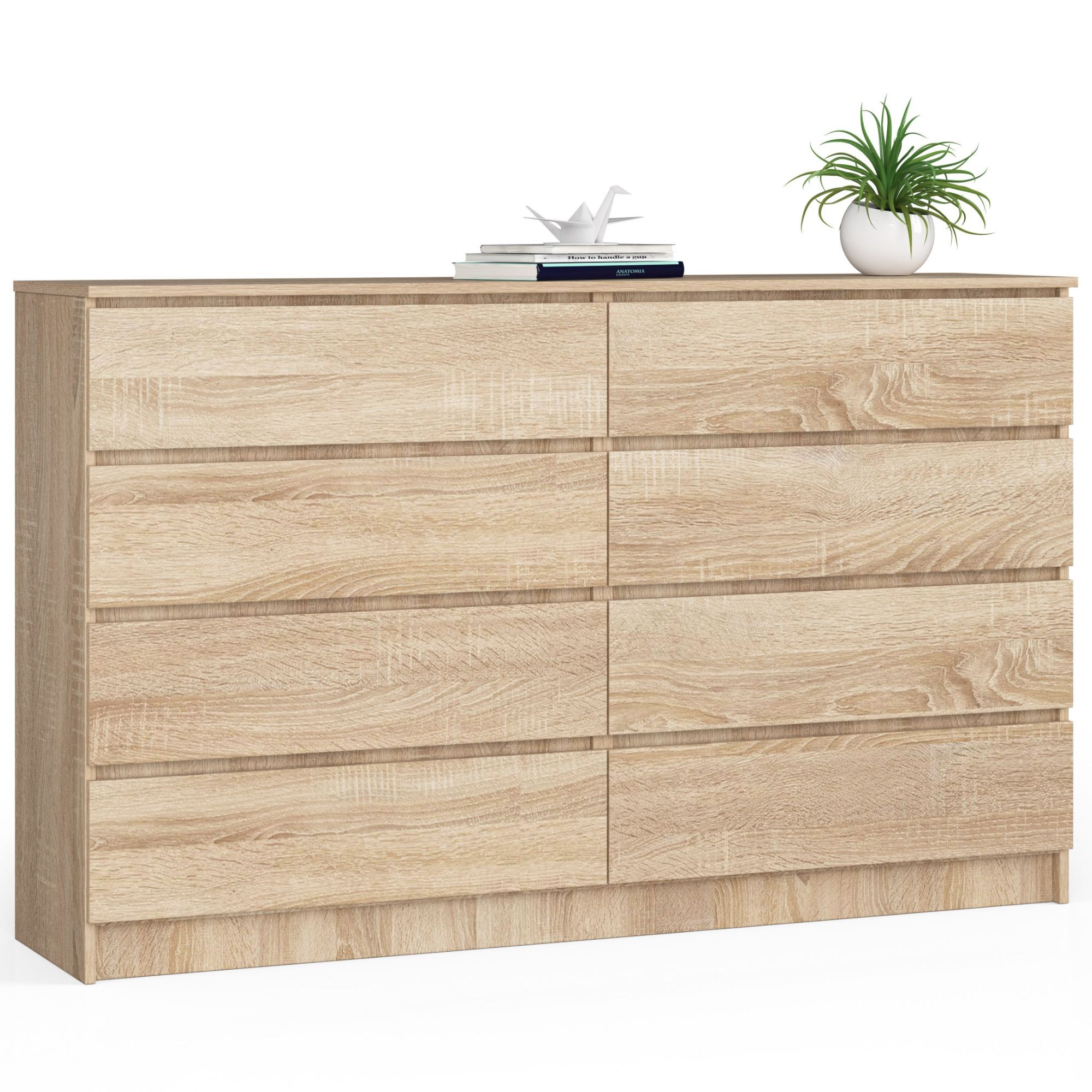 KOMODA K160 8SZ CLP PK DĄB SONOMA