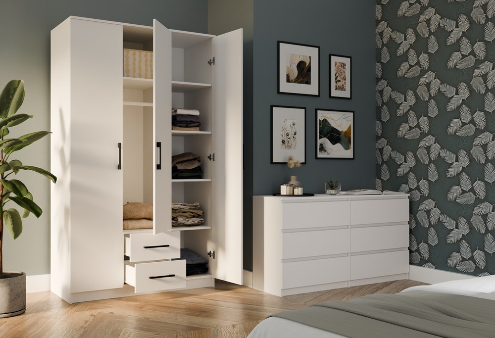 Szafa Romana 120 BIAŁA Bez Lustra - obrazek 3