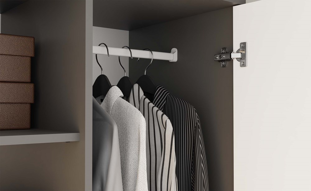 Szafa Nordico Malwa SS-90 – antracyt / biel - obrazek 6