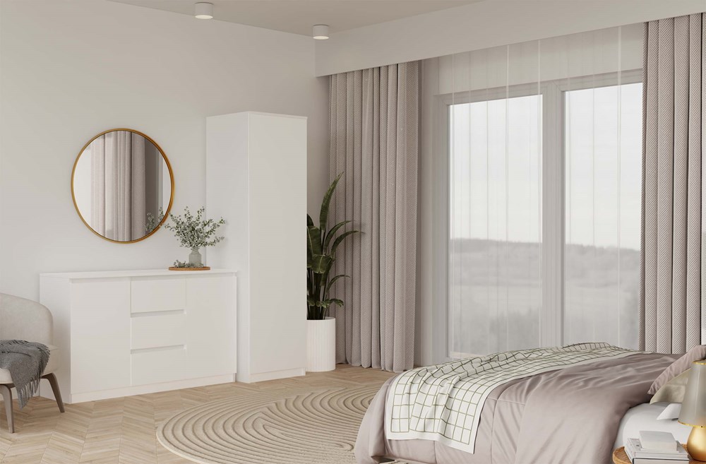 Szafa Nordico Malwa SD-50 – biały - obrazek 2