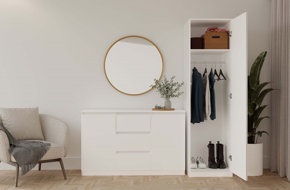 Szafa Nordico Malwa SD-50 – biały - obrazek 7