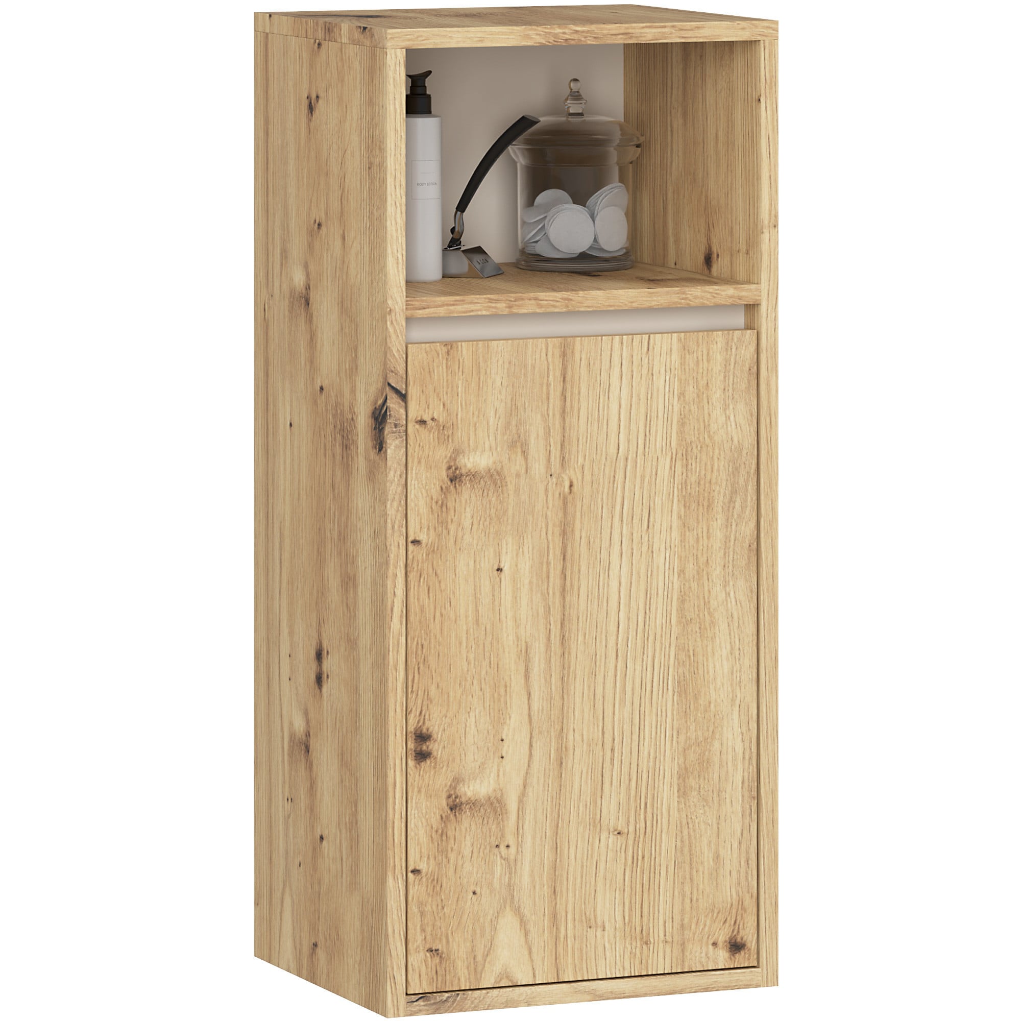 SZAFKA ŁAZIENKOWA WISZĄCA VAMI W35 1D 1W DĄB ARTISAN / KASZMIR