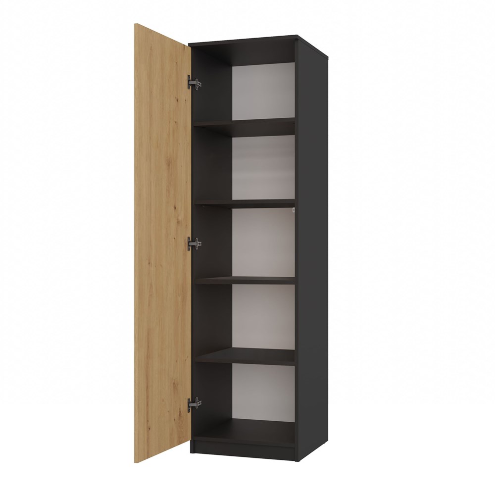 Szafa Malwa SD-50 ANTRACYT DĄB ARTISAN - obrazek 7