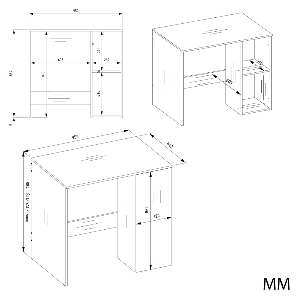 Szafka Na Pralkę Łazienkowa Z Szafką Z Drzwiami POLA NP 1D BIEL 2 Półki - obrazek 6