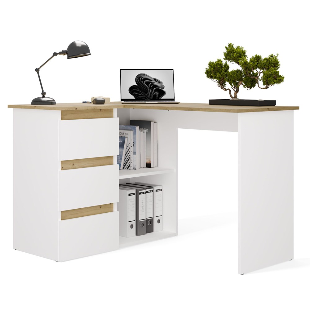 Biurko NICEA LEWE ARTISAN BIEL