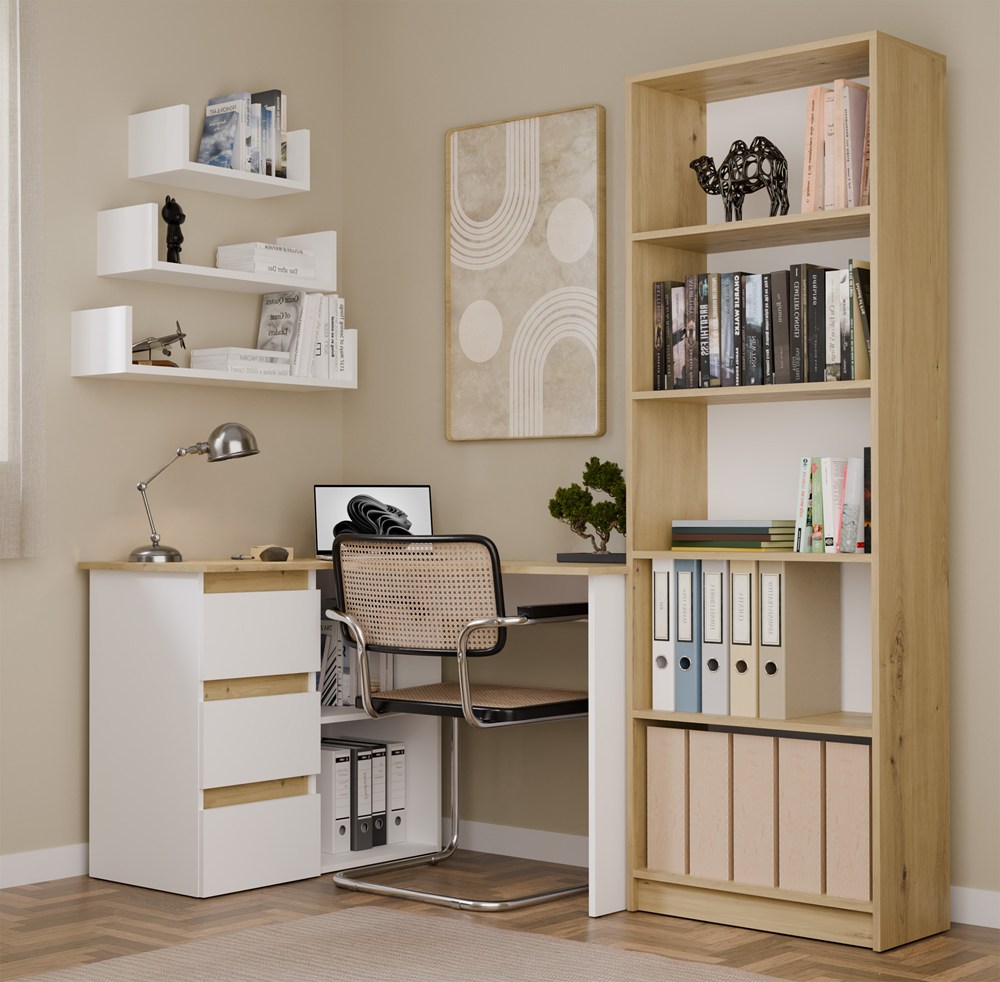 Biurko NICEA LEWE ARTISAN BIEL - obrazek 2